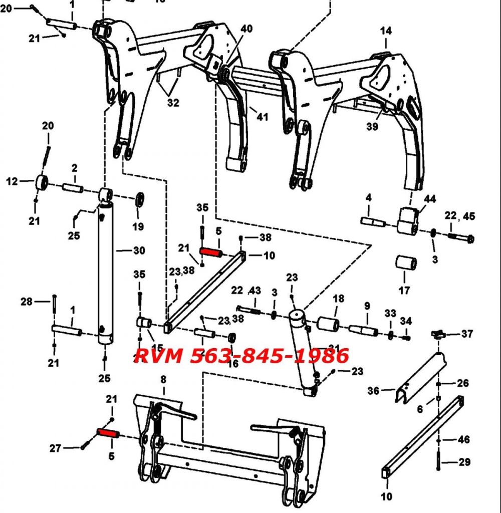 Pivot Pin [6577954] for Lift / Loader Arm & Tilt Cylinder | Bobcat ...