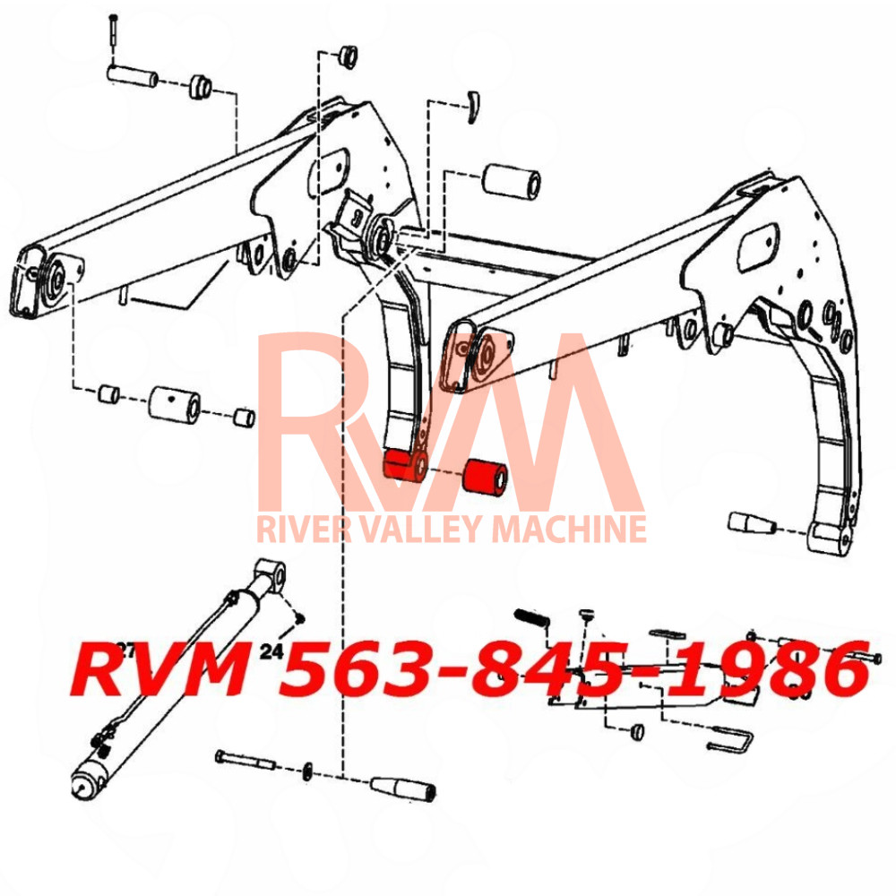 Bushing [7160425] (WeldOn) for Loader Lift Arm Boom Bobcat® BobTach